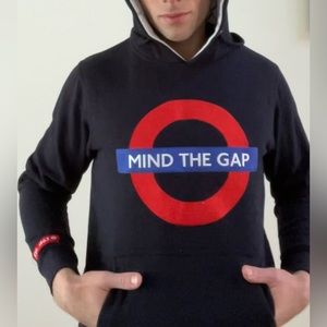 Authentic “Mind The Gap” Hoodie from London.